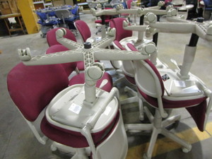 lot 144 image: Roller Office Chairs, Qty 12