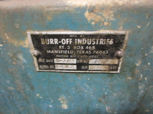 lot 153 image: Burr Off Burr Remover