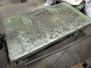 lot 158 image: Vintage Industrial Pallet Platform