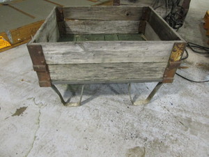 lot 169 image: Vintage Industrial Pallet Platform