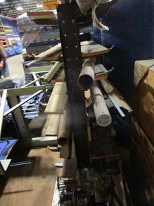 lot 218 image: Pipe Rack & Contents