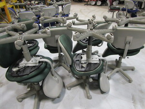 lot 232 image: Roller Office Chairs, Qty 12