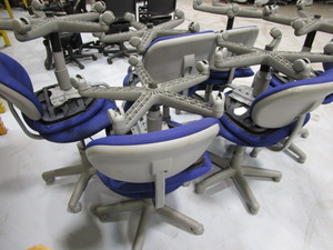 lot 233 image: Roller Office Chairs, Qty 12