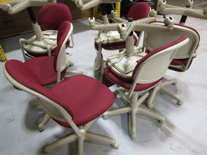 lot 235 image: Roller Office Chairs, Qty 12