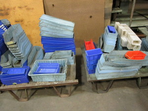 lot 237 image: Plastic Parts Bins
