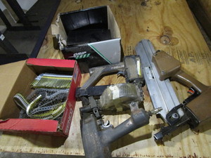 lot 244 image: Angle Nailer, Stapler, Coil Nailer