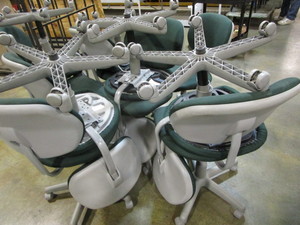 lot 331 image: Roller Office Chairs, Qty 12