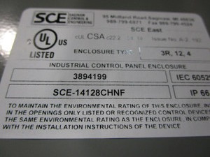 lot 337 image: Industrial Control Enclosures