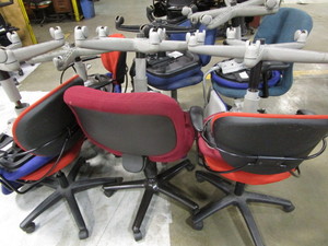 lot 344 image: Roller Office Chairs, Qty 12