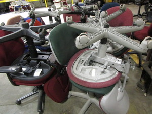 lot 349 image: Roller Office Chairs, Qty 12