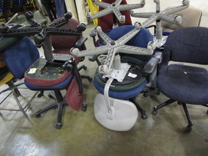 lot 350 image: Roller Office Chairs, Qty 11