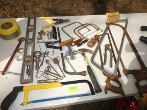 Bunch of tools with multiple saws