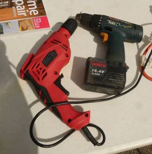 Bosch and ToolShop drills - we did find a charger for the Bosch