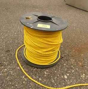 Roll of plastic rope