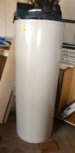 Appears to be a brand new 60 gallon water heater - electric