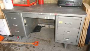 Steel desk