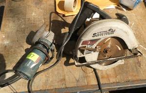 Craftsman circular saw 7-14 and Bosch saw