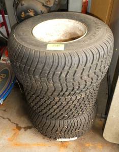 3 garden tractor tires