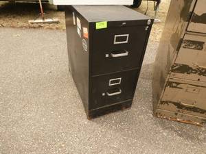 2 drawer metal file cabinet