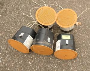 6 Bose speakers model MD8 ceiling mount loudspeakers