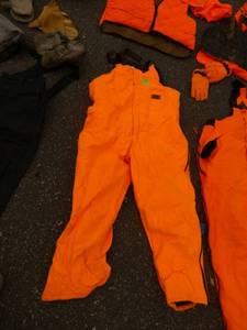 Blaze Orange XL bibs insulated