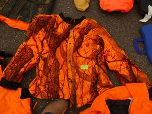 Stearns Blaze Orange camo jacket insulated 2XL