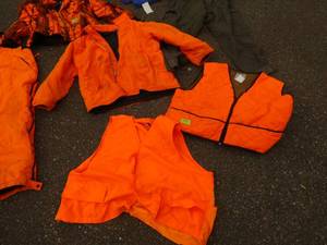 Blaze orange vests and jacket 2XL