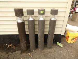 4 light posts