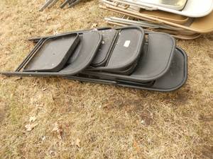 4 folding chairs
