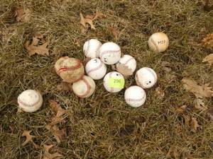 a dozen baseballs