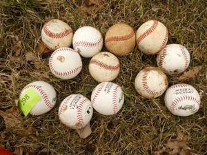a dozen baseballs