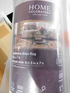 lot 35 image: Home Decorators Collection Cadence Multi 5 ft. x 7 ft. Medallion Area Rug
