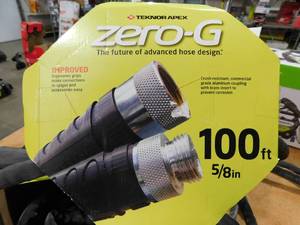 lot 49 image: Shop Zero-G  Zero-G Teknor Apex 58-in x 100-ft Premium Kink Free Woven Gray Hose