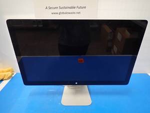 Apple&nbspThunderbolt Display A1407  27 screen with 2560 x 1440 resolution  chip in top left, does not effect screen  includes power cable