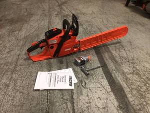 lot 115 image: 18 in. 40.2 cc Gas 2-Stroke Cycle Chainsaw by ECHO Customer Returns See Pictures