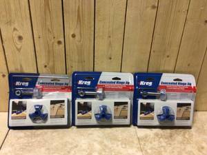 lot 5 image: Lot of 3 Assorted Kreg Concealed Hinge Jig Customer Returns See Pictures