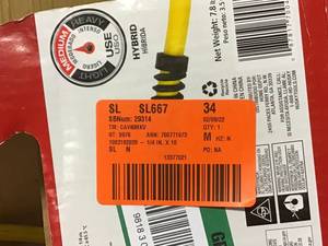 lot 19 image: 14 in. x 100 ft. Hybrid Air Hose by Husky Customer Returns See Pictures