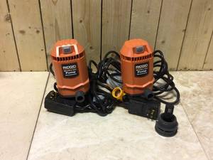 lot 21 image: Lot of 2 Quick Connect Pump Accessory for RIDGID Wet Dry Vacs by RIDGID Customer Returns See Pictures
