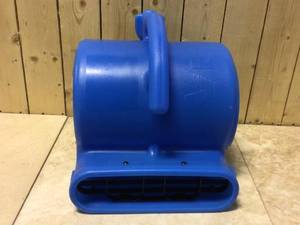 lot 25 image: 14 HP Air Mover Blower Fan for Water Damage Restoration Carpet Dryer Floor Home and Plumbing Use in Blue by B-Air  Customer Returns See Pictures