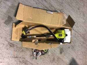 lot 38 image: Ryobi 17 in. Gas Curve String Trimmer Customer Returns See Pictures