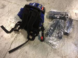 lot 39 image: Super-Duty 190 MPH 550 CFM 43 cc Gas Full Crank 2-Cycle Back Pack Leaf Blower by BADGER Customer Returns See Pictures