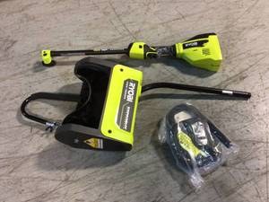lot 40 image: Expand-It 12 in. Snow Thrower Attachment by RYOBI Customer Returns See Pictures