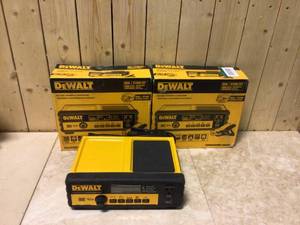 lot 94 image: DEWALT 30 Amp Automotive Portable Car Battery Charger with 80 Amp Engine Start and Alternator Check Customer Returns See Pictures