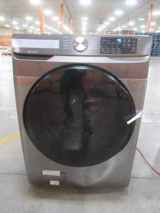 Samsung 4.5-cu ft High Efficiency Stackable Front-Load Washer (Platinum) ENERGY STAR WF45R6100AP (Scratch and Dent) - One Year Warranty