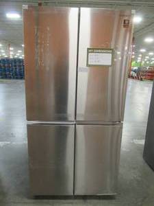 Samsung 29 cu. ft. 4-Door Flex French Door Refrigerator in Fingerprint Resistant Stainless Steel with FlexZone, RF29A9671SR (Scratch and Dent) - 1 Year Warranty