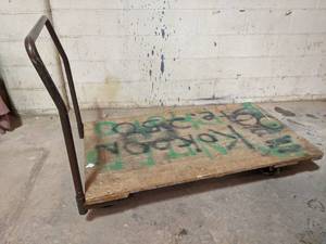 Vintage Industrial Hand Truck 54 x 30 x 32