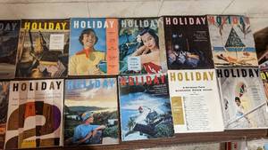 32 Vintage 1948 - 1961 Holiday Magazines