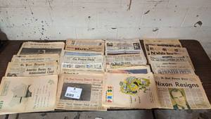 Large Collection of Vintage Twin City Newspaper