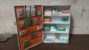 Large First Aid Kit with Some Supplies