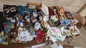 Assortment Yards of Crafting Fabric